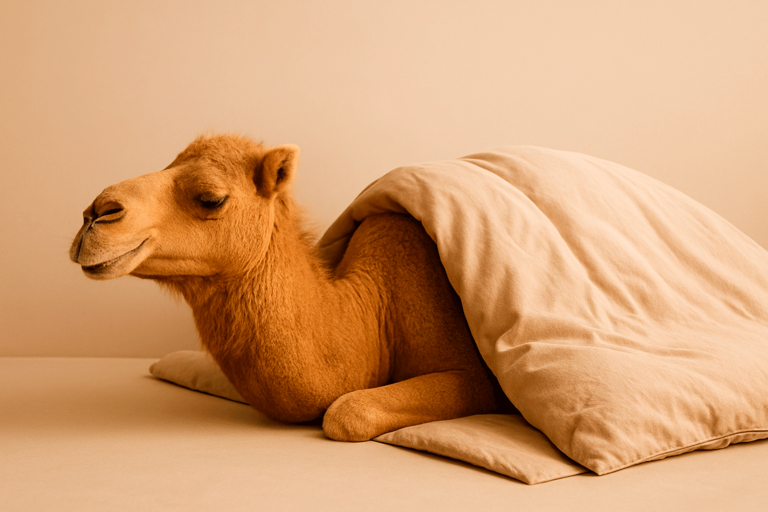 Del desierto a tu habitación: el viaje de un duvet de lana de camello