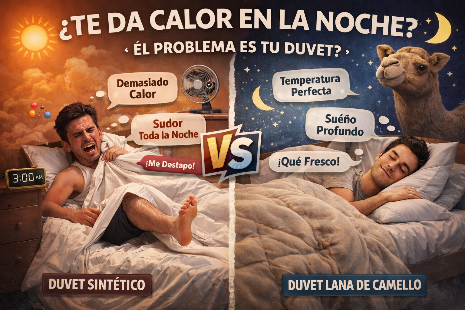 ¿Te da calor en la noche? Descubre por qué tu duvet podría ser el problema (y cómo solucionarlo sin dejar de cubrirte)