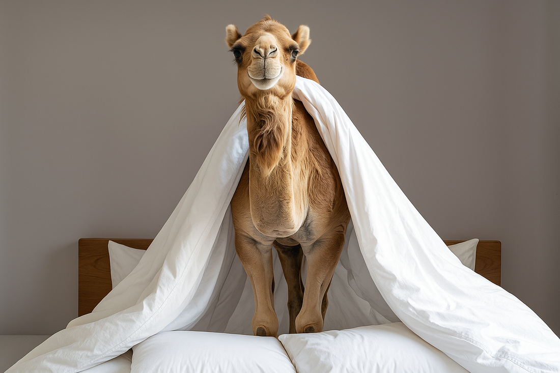 Edredones de lana de camello: lujo natural que abraza tu descanso