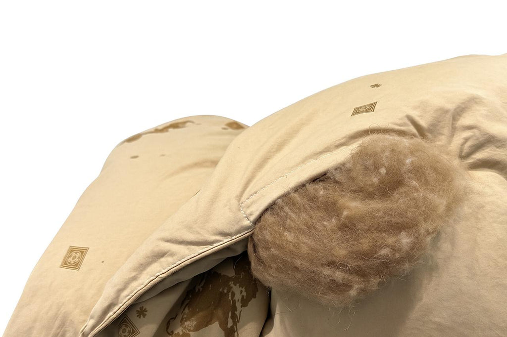 Duvet de lana de camello