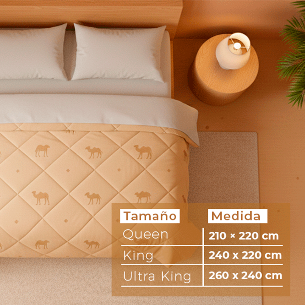 Duvet de lana de camello